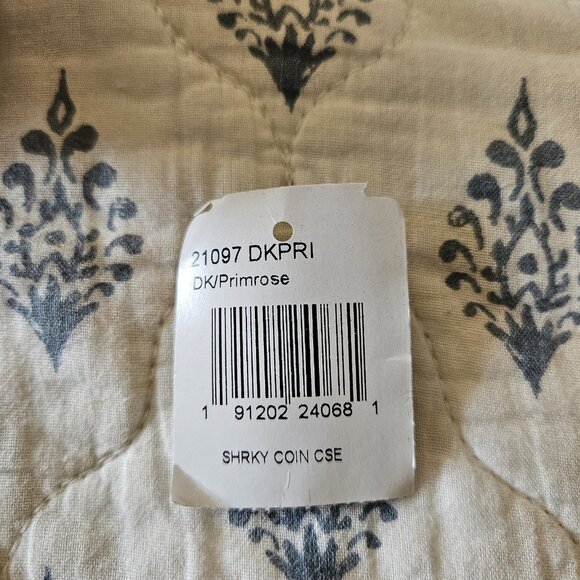 NWT COACH Sharky Coin Case Mini Leather Dark Primrose - Picture 10 of 13